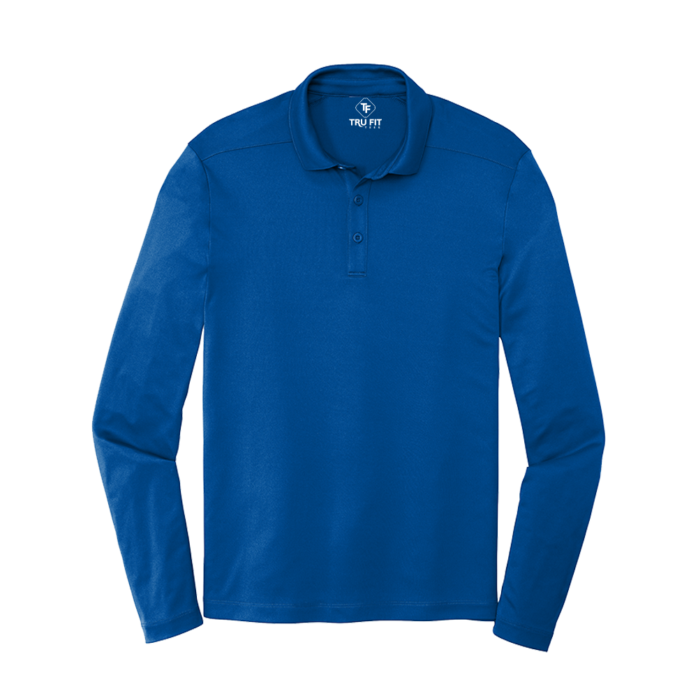 
                  
                    TruFit Active Performance Polo Long Sleeve - S / True Royal
                  
                