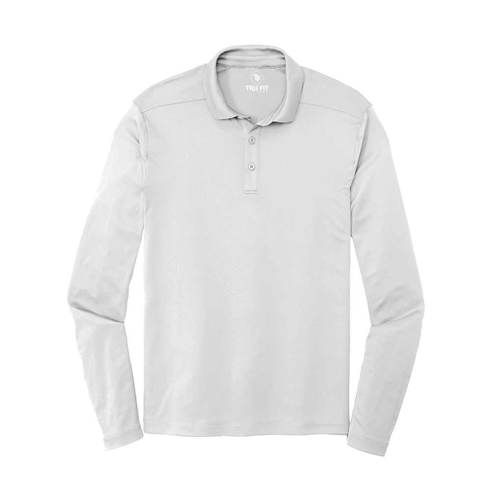 
                  
                    TruFit Active Performance Polo Long Sleeve - S / White
                  
                