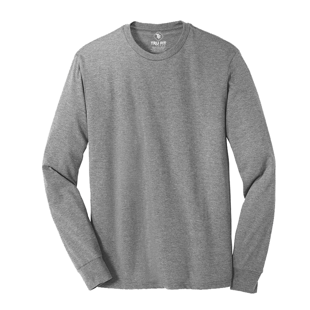 
                  
                    Tru Fit SOFTaf Long Sleeve Crew Neck - Small / Grey Frost - 
                  
                