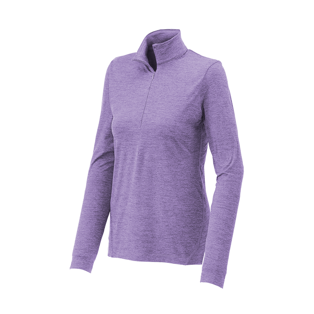 W- Active Pullover Half Zip - Lavender Heather / S - Shirts 